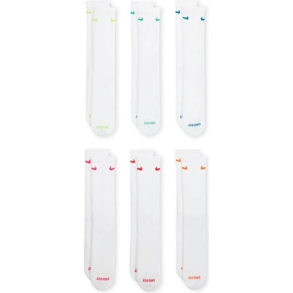 Nike Everyday Plus Cushioned Training Crew Socks – 12 Pairs (2 Sets of 6 Pairs)